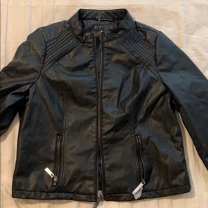 **NEW** J2 moto faux leather jacket